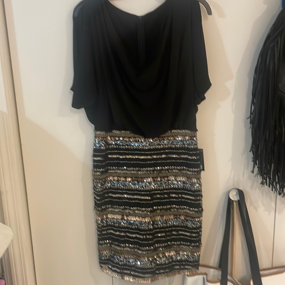 New Boston proper beaded dress size 8